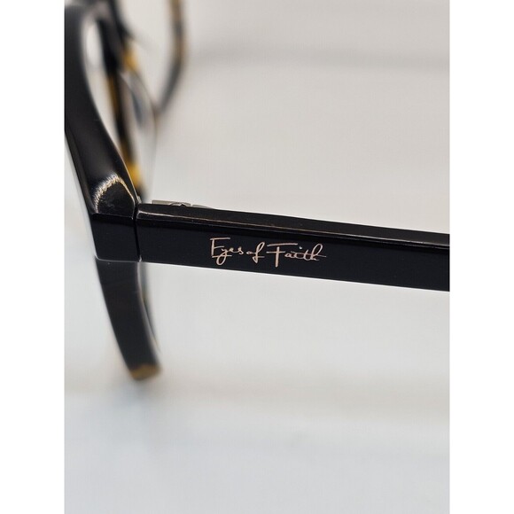 Eyes Of Faith Eyeglasses MAJESTY JET TORTOISE 53-15-140 PALMS 93.1 FRAMES ONLY!! - Picture 12 of 12